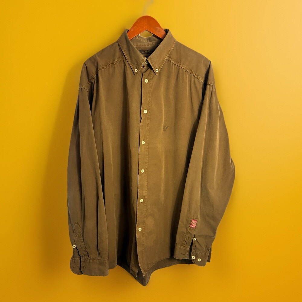 Pall Mall Classic Men's American Classic Shirt Size XXL Brown
